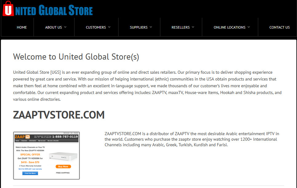 United Global Store Online Stores